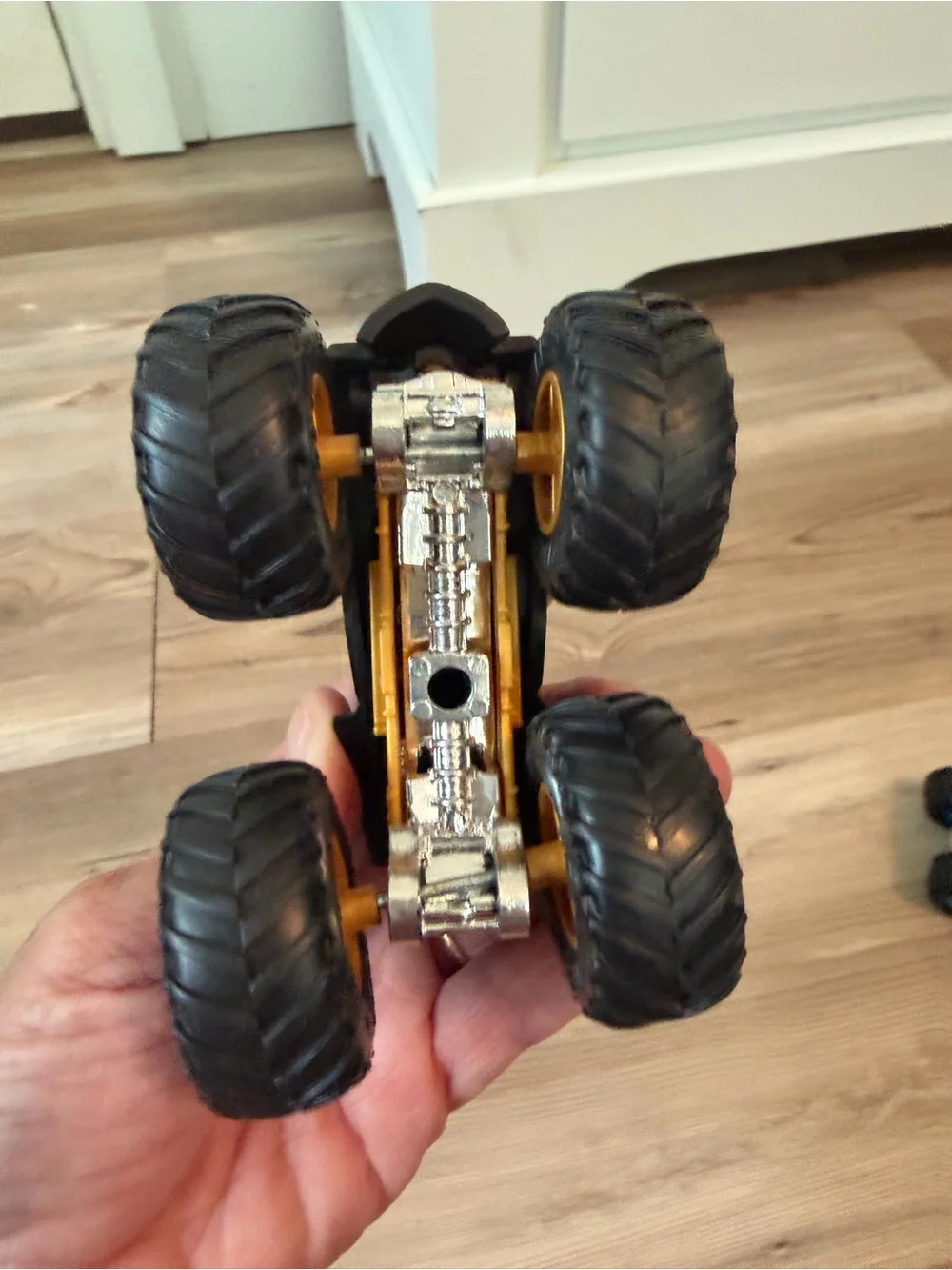 Monster Truck Toy - Gold & Black Loco Punk Hot Wheels